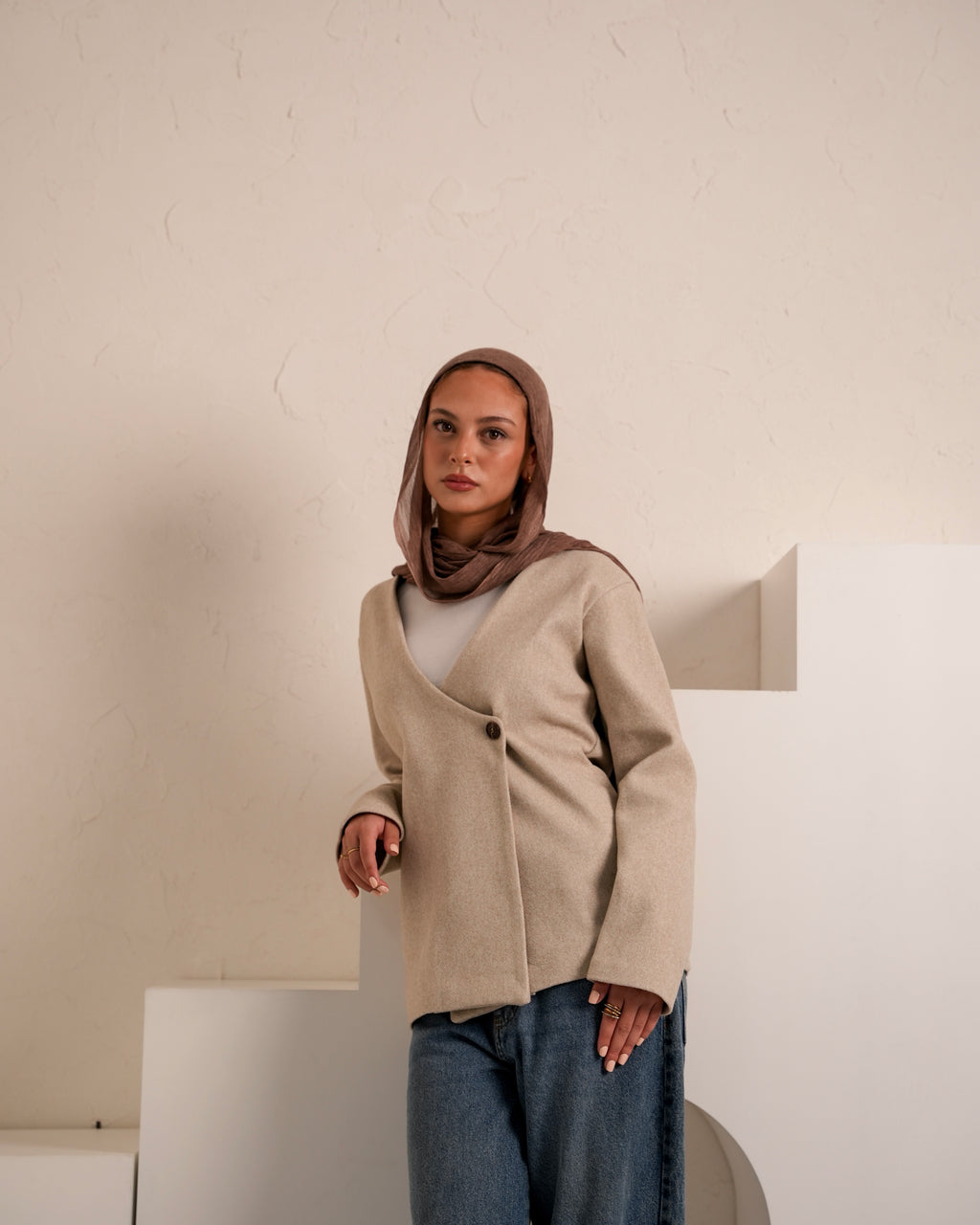 Stone V-Coat